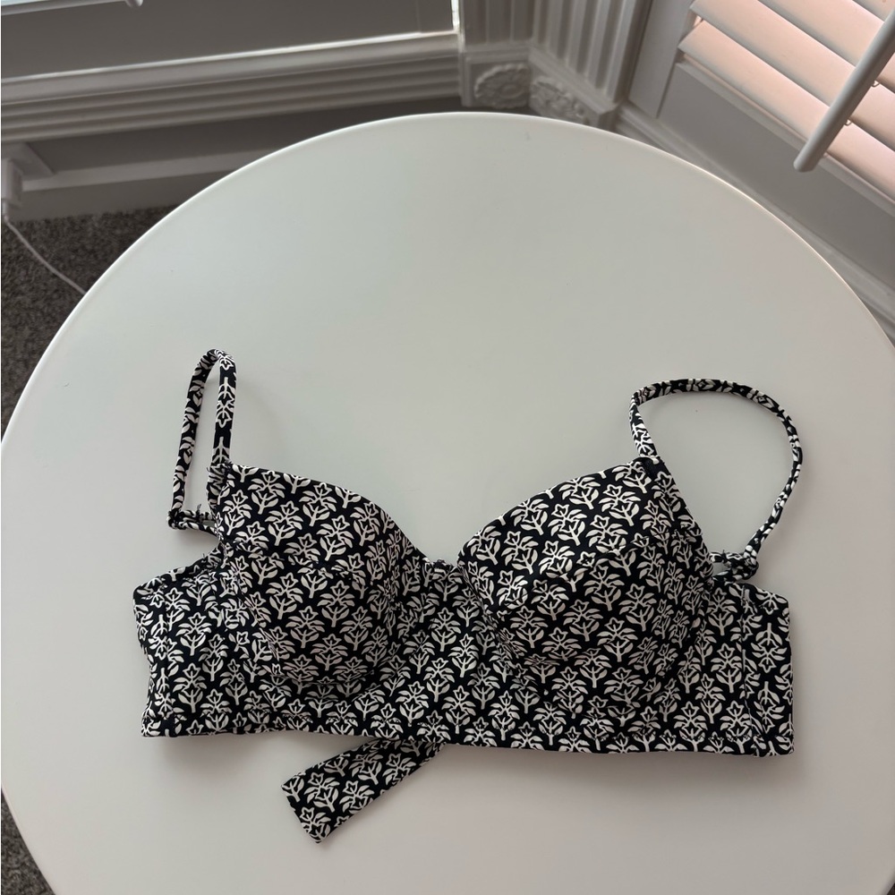 Floral Madewell Underwire bikini top